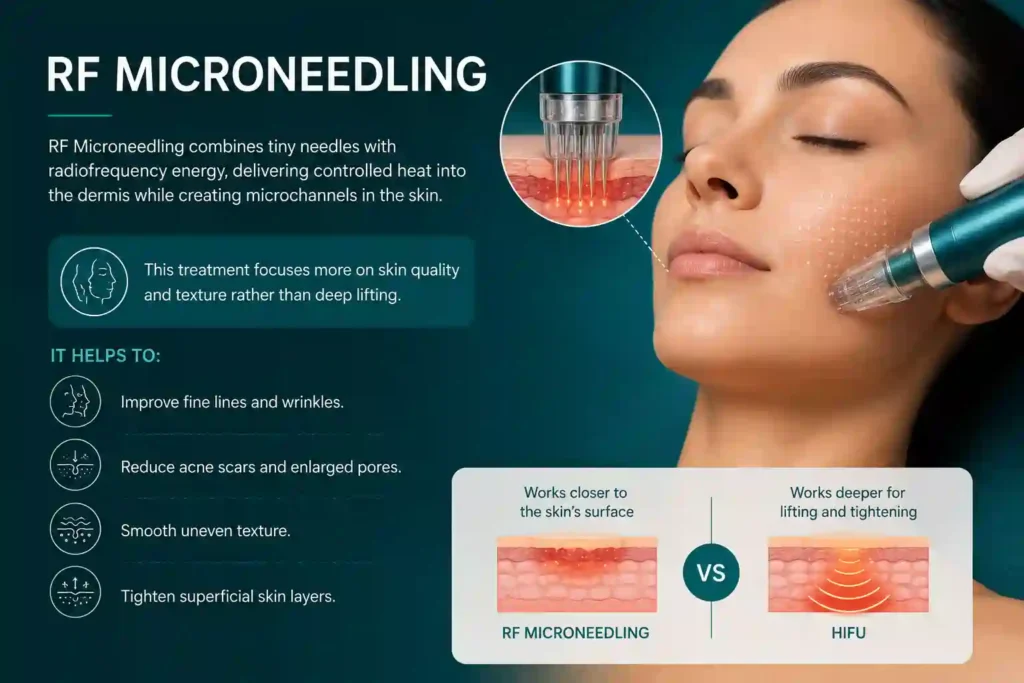 What Does RF Microneedling Do That HIFU Alone Cannot Halstead