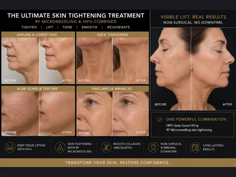 Results of combined treatment for the ultimate skin tightening treatment Halstead